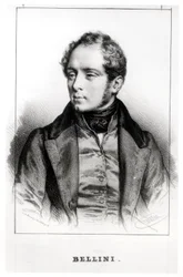 Retrato de Vincenzo Bellini (1801-35)